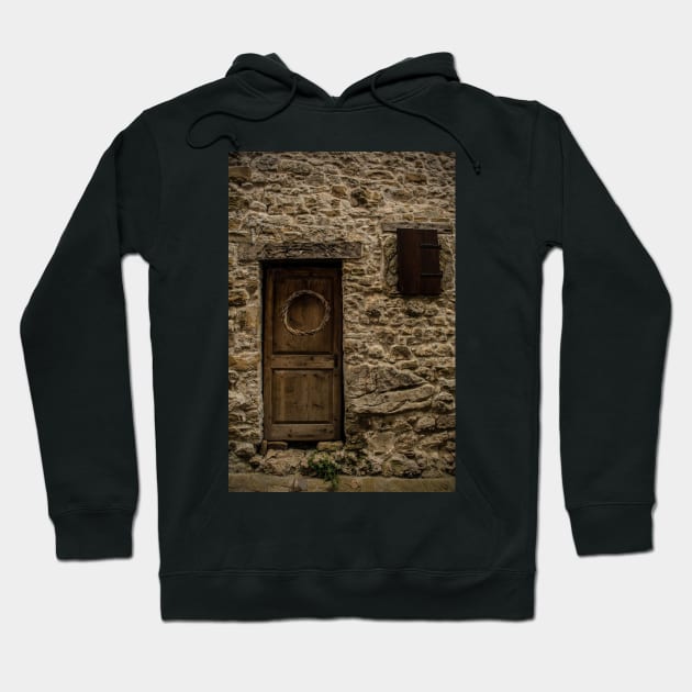 Door in Poffabro, North East Italy Hoodie by jojobob